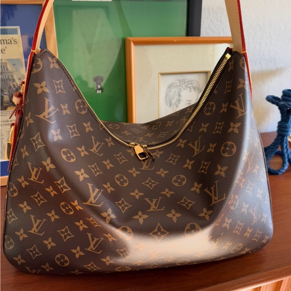 Authentic, Louis Vuitton “Slouchy” MM, Shoulder Bag